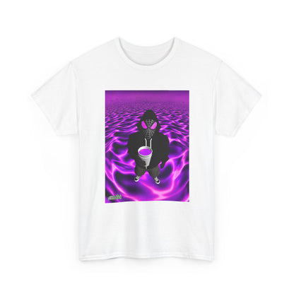 Spider-Hoodie With Purple Swirls Tee