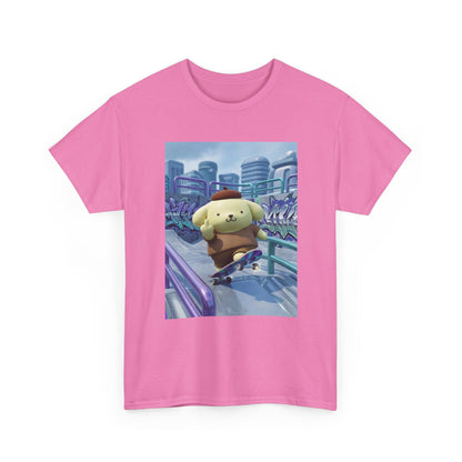 Pompompurin Flipping Off On Skateboard