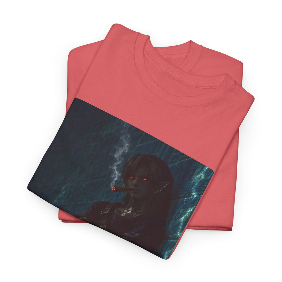 Dark Link Smoking A Lit Cigar Tee
