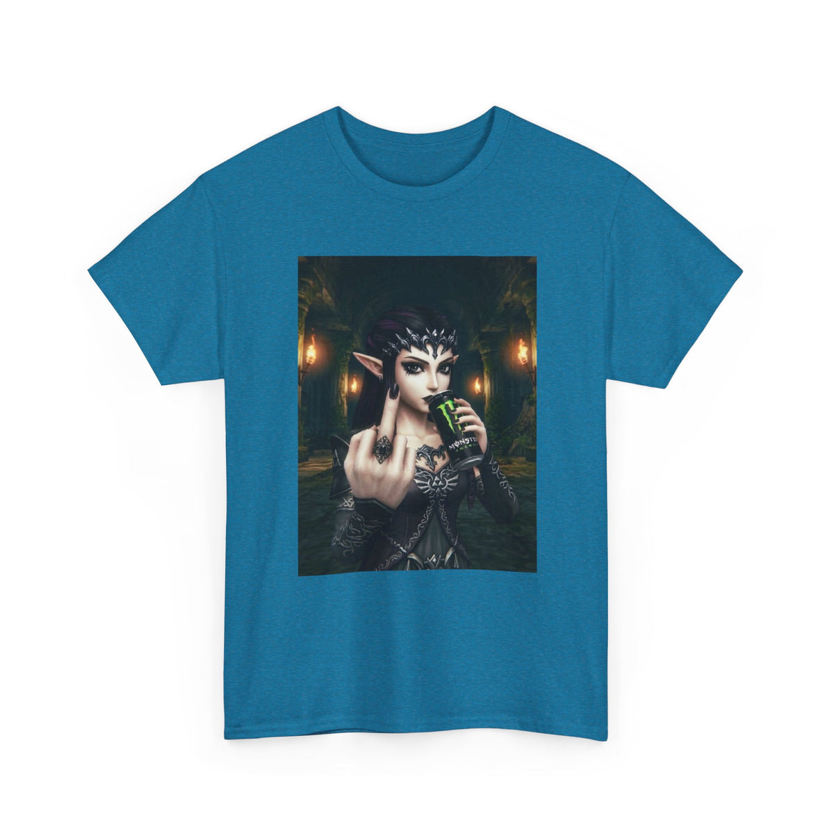 Edgy Elf Queen Flips You Off Tee
