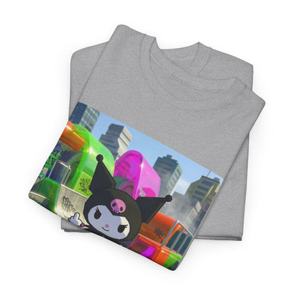 Skater Kuromi Giving The Finger Tee
