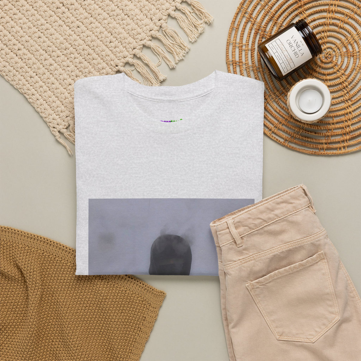 Midnight Leaf Whisper Graphic Tee