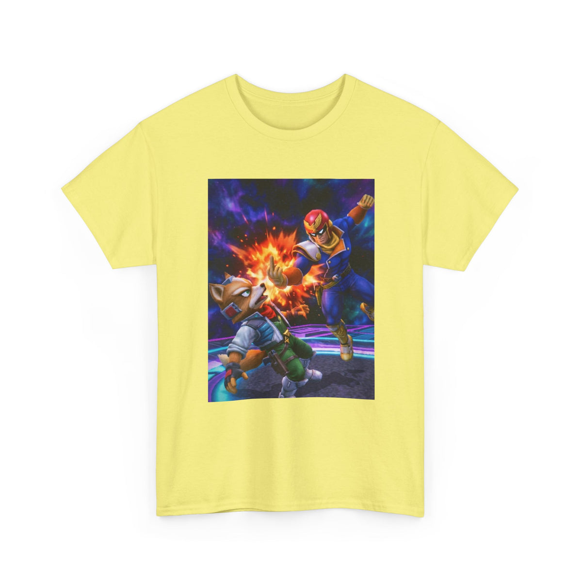 Falcon Punch Fox Flipping The Bird Tee