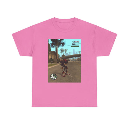 Shadow The Hedgehog Katana Wielding in Grove Street Tee