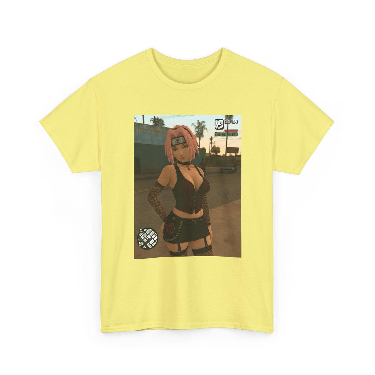 Sakura Haruno In GTA Style Tee