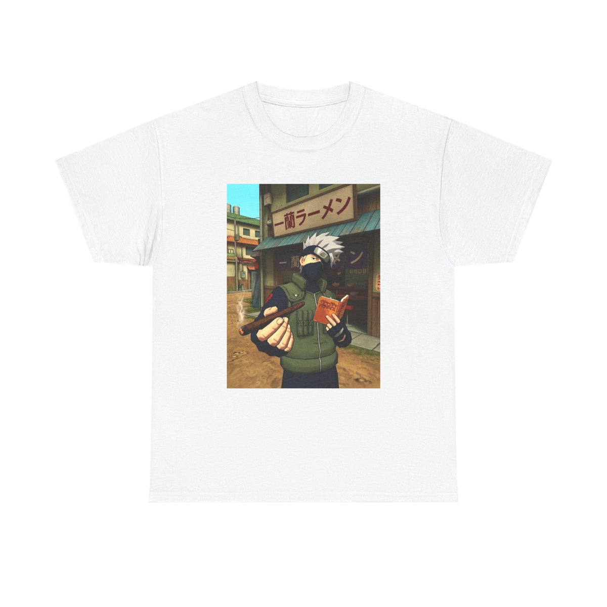 Kakashi Chillin' With A Blunt Tee (Design 5)