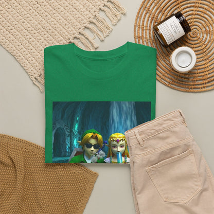 Link And Zelda Hitting The Stash
