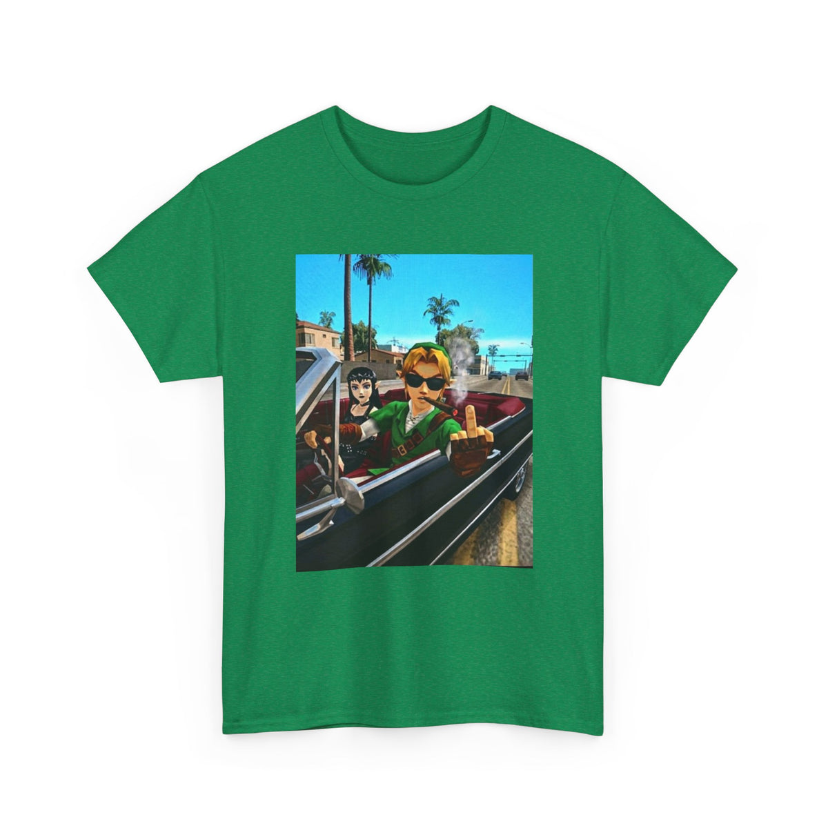 Gamer Legend Cruisin' And Flippin' The Bird Tee