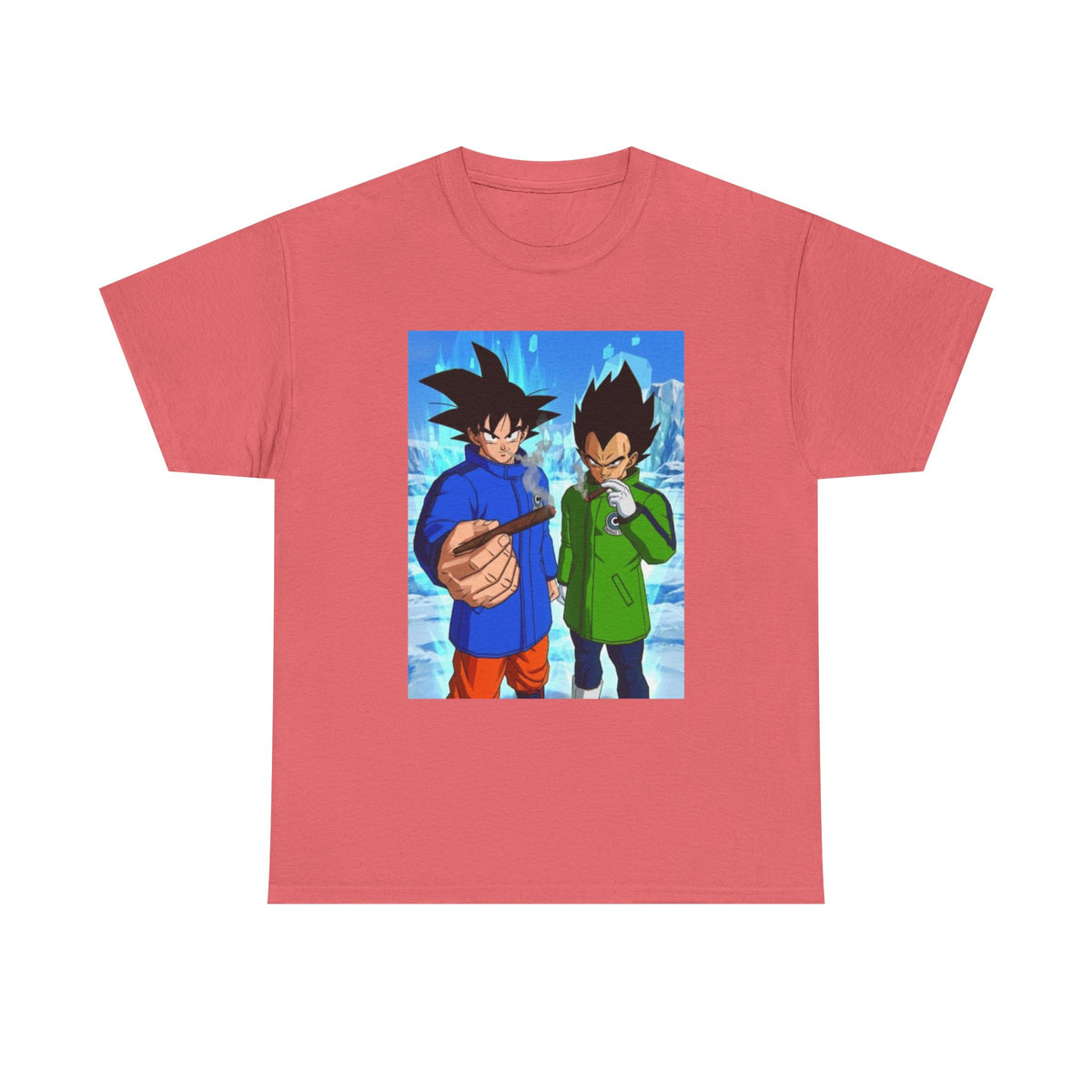 Goku and Vegeta Chillin' On Ice