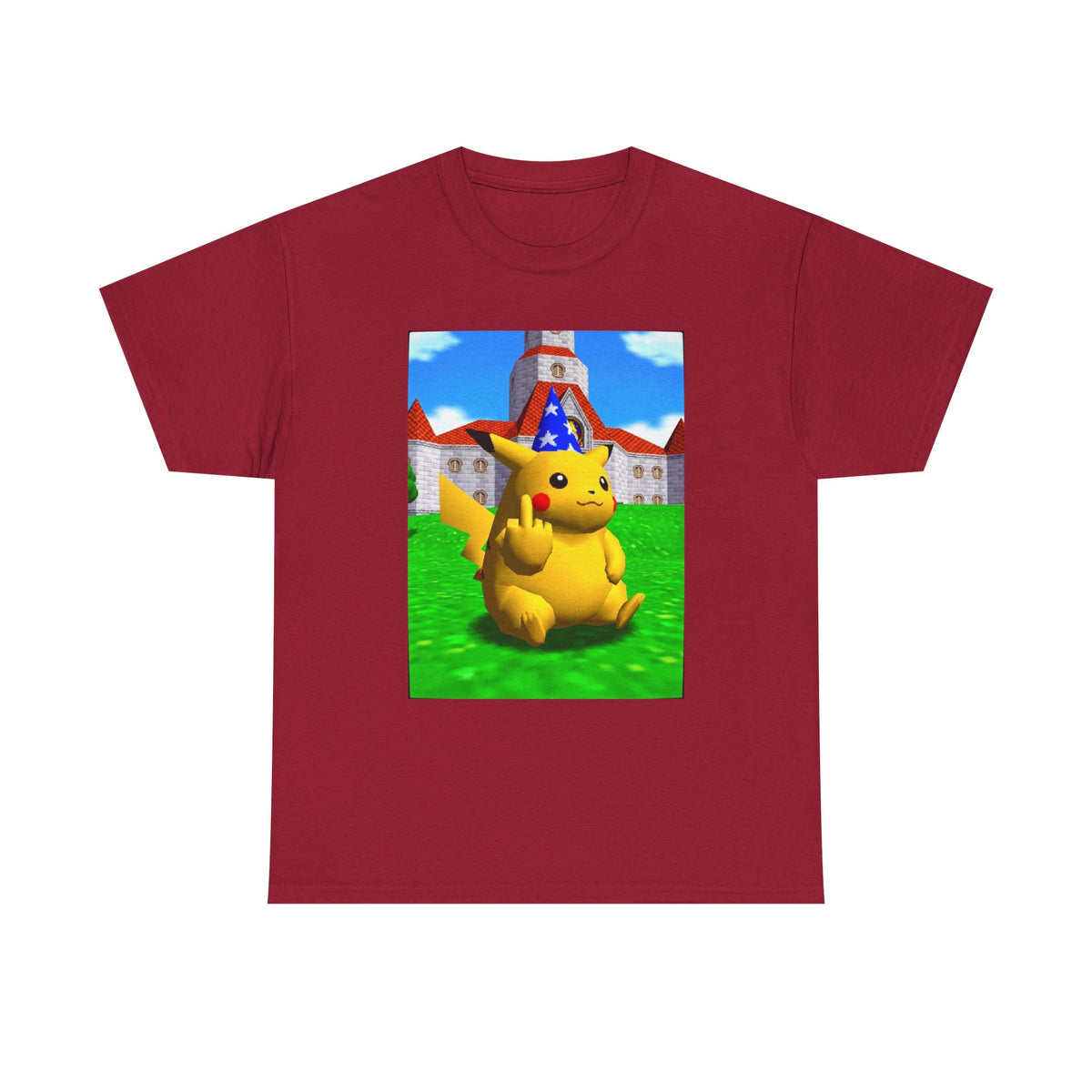 Salty Pikachu Giving The Middle Finger Tee