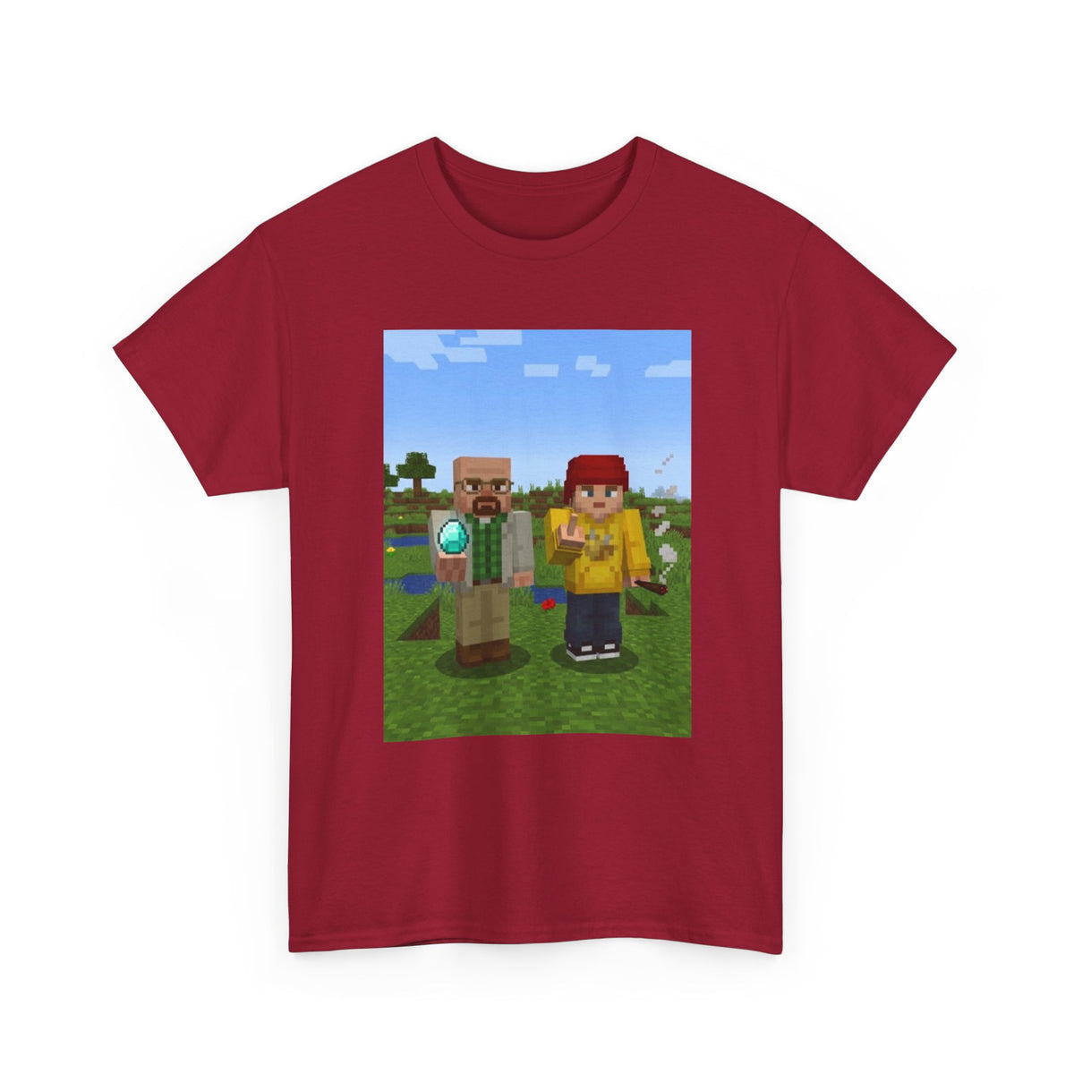 Walter White and Jesse Pinkman Minecraft Tee