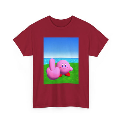 Kirby Flipping The Bird Tee (Design 2)