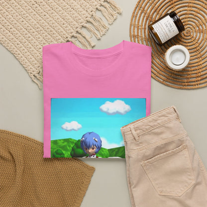 Rei Ayanami Gaming with Cinnamoroll Tee