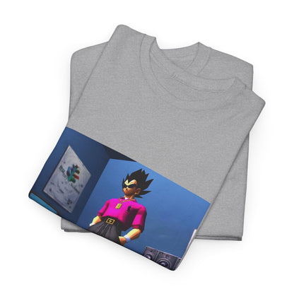 Y2K Vegeta Chilling With PlayStation Tee