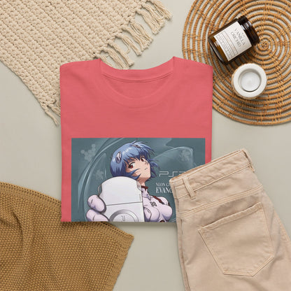 Rei Ayanami Holds PSP Console Tee