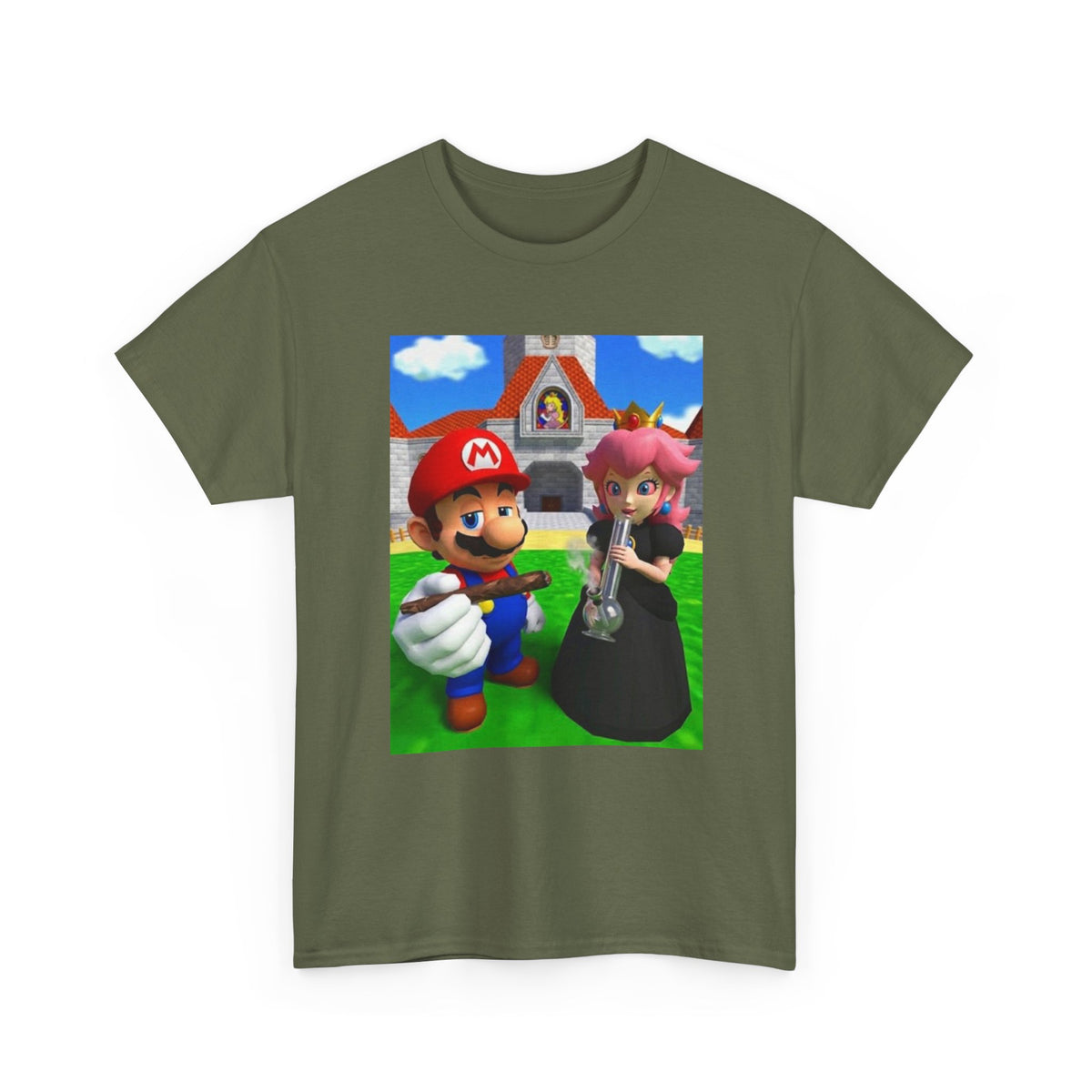 Mario And Princess Peach Puffing Loud