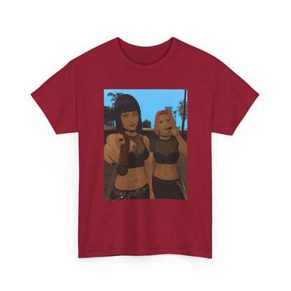 Anime Girls Sharing A Smoke Tee
