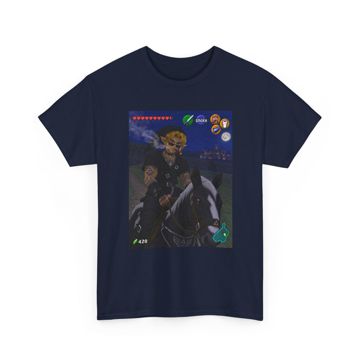Goth Link Smoking On Epona