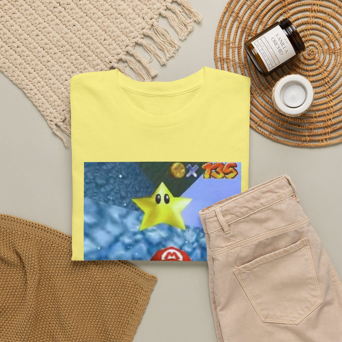 Mario Flips The Bird In Icy World Tee