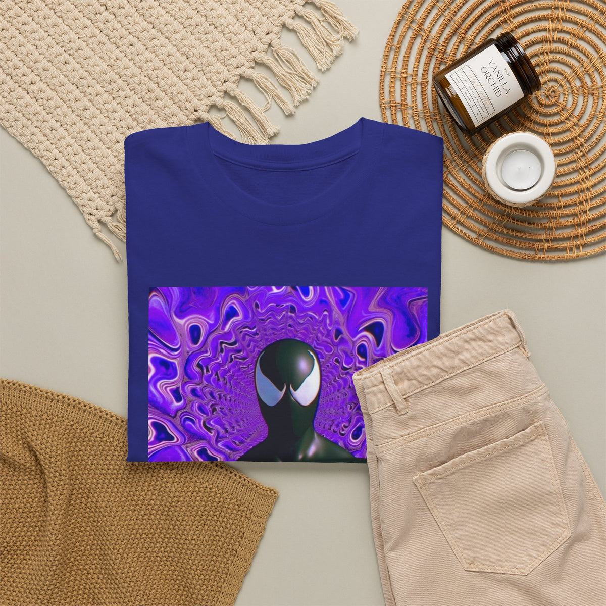 Venom Spider-Man Holding Purple Double Cup