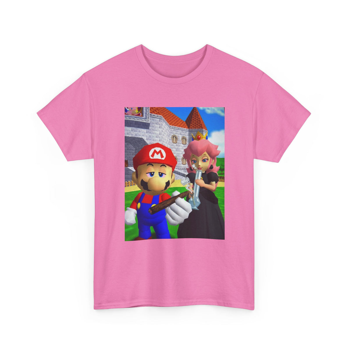 Mario And Peach Chilling At The Castle
