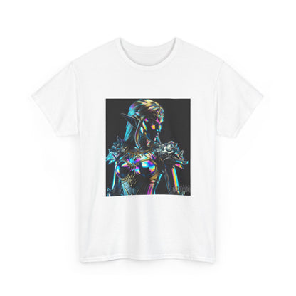 Holographic Elf Princess Chrome Armor Tee