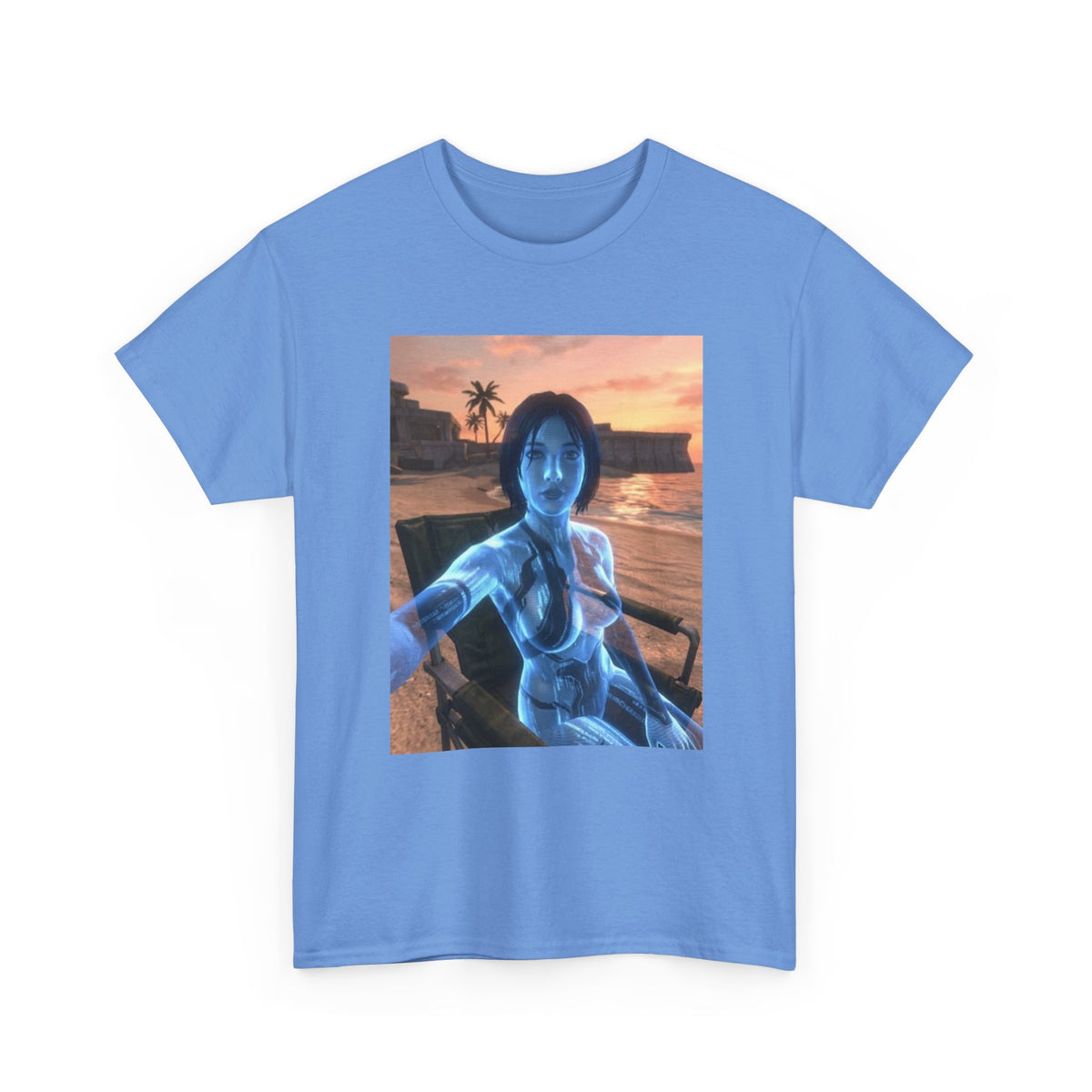 Cortana Taking A Chill Beach Selfie