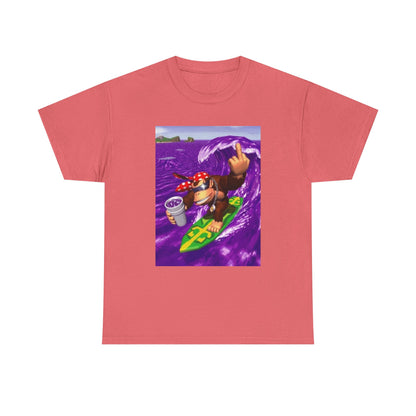Diddy Kong Surfing Purple Wave Tee