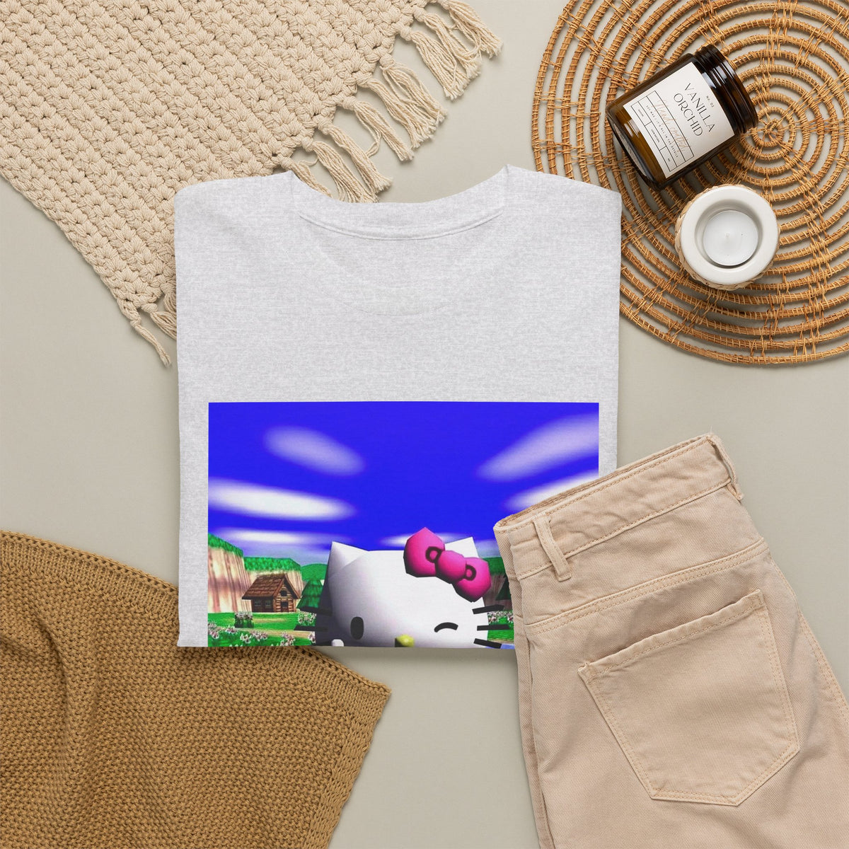 Winking Kitty Flipping The Bird Tee