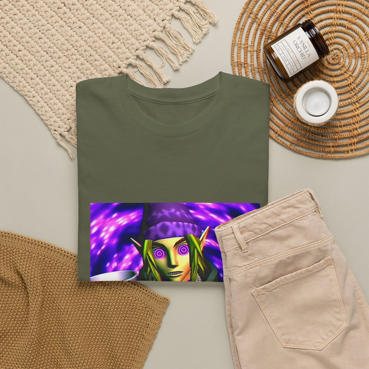 Dripped-Out Elf With Lean Cup