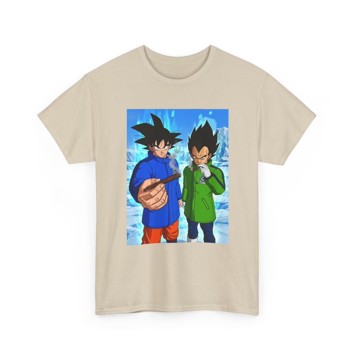 Goku and Vegeta Chillin' On Ice