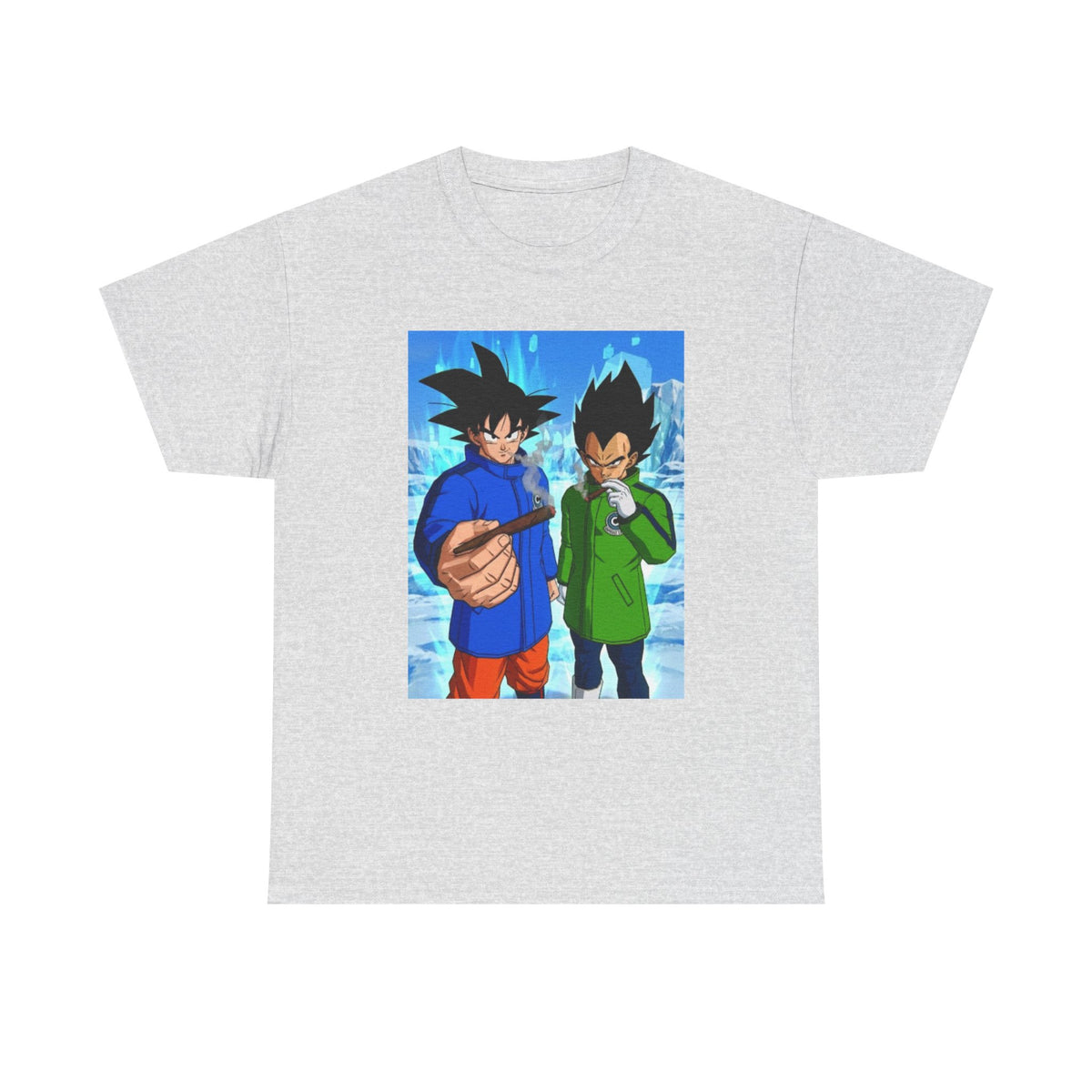 Goku and Vegeta Chillin' On Ice