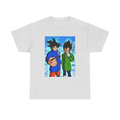 Goku and Vegeta Chillin' On Ice