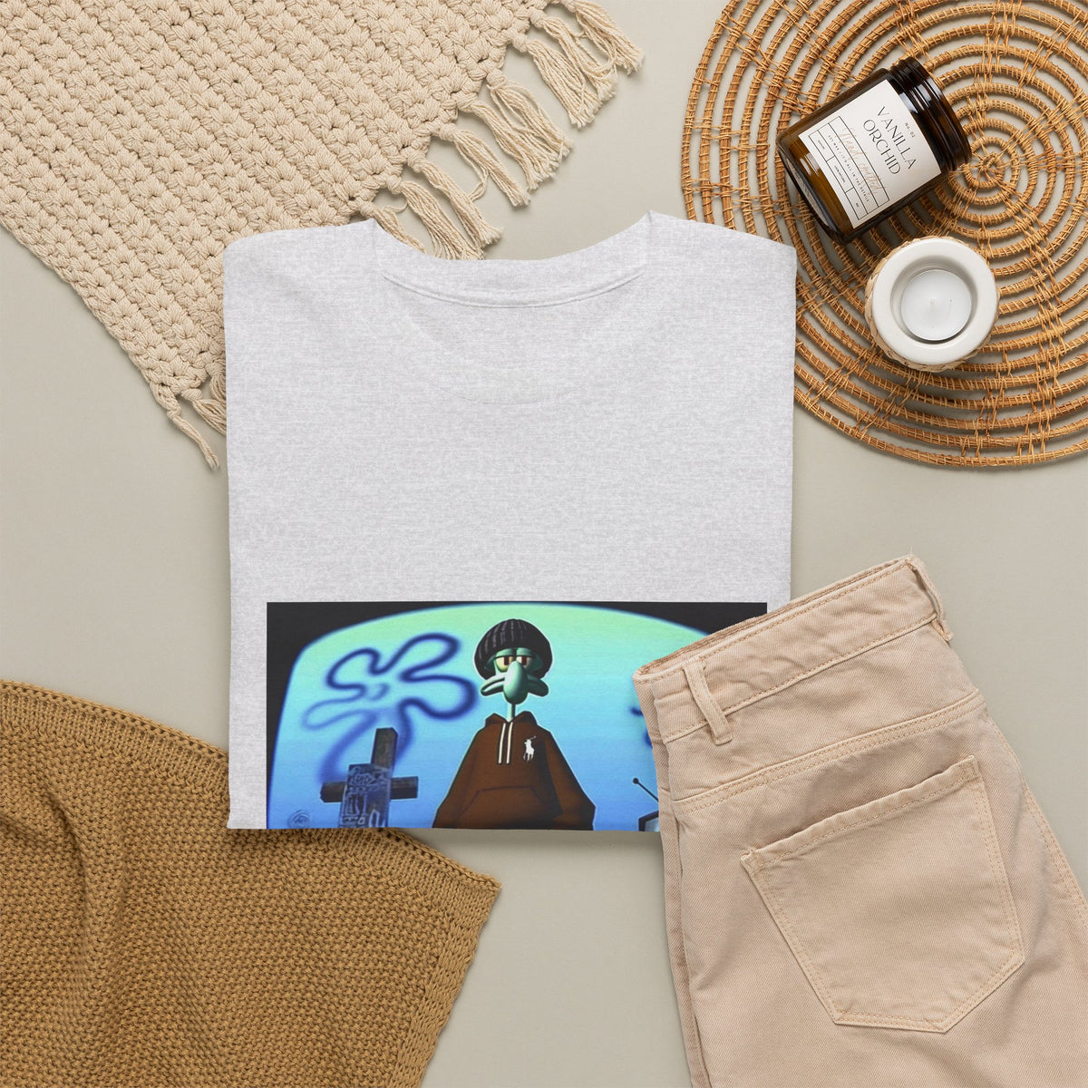 Drip Squidward Chilling In His Pad Tee