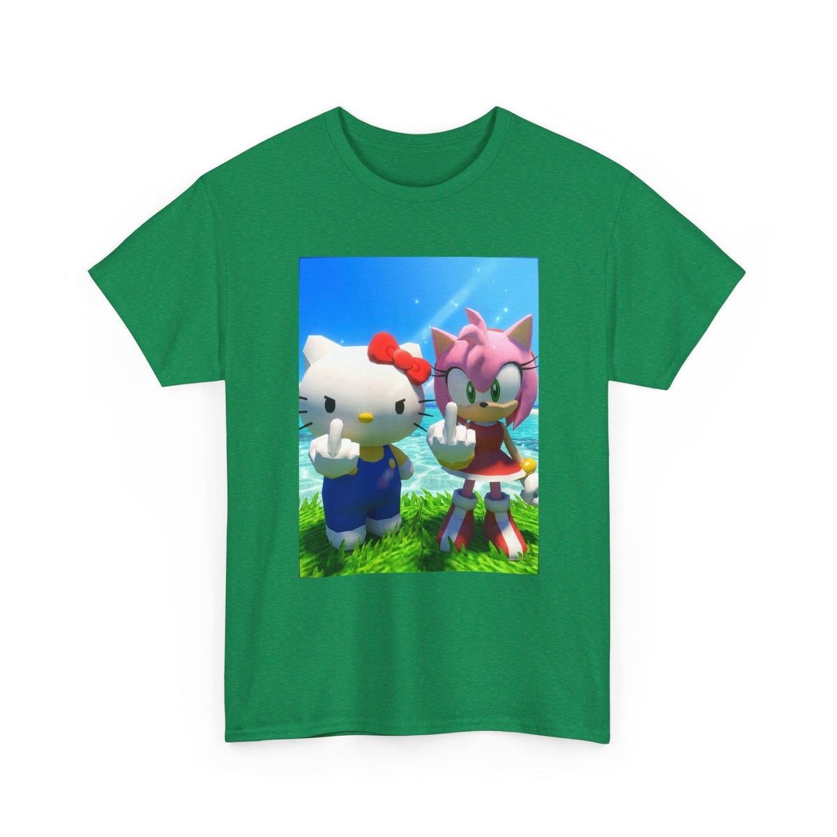 Hello Kitty And Amy Rose Flipping You Off