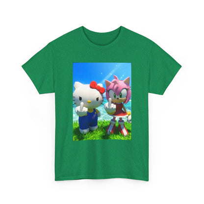 Hello Kitty And Amy Rose Flipping You Off