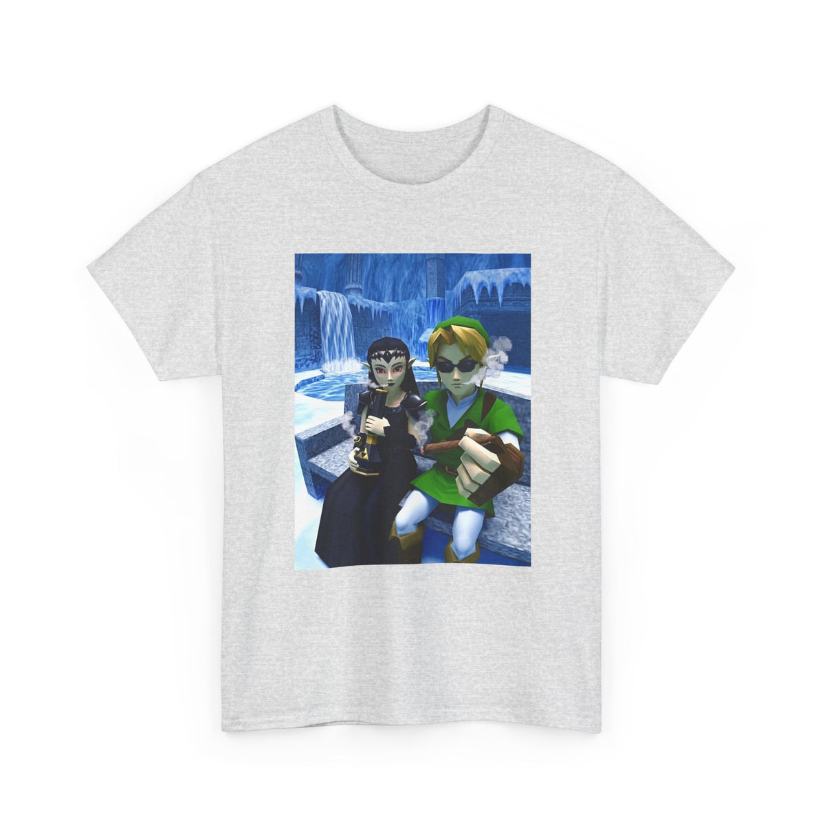 Goth Zora And Link Chilling Icy Plateau