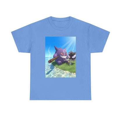 Gengar and Gastly Getting High Beachside