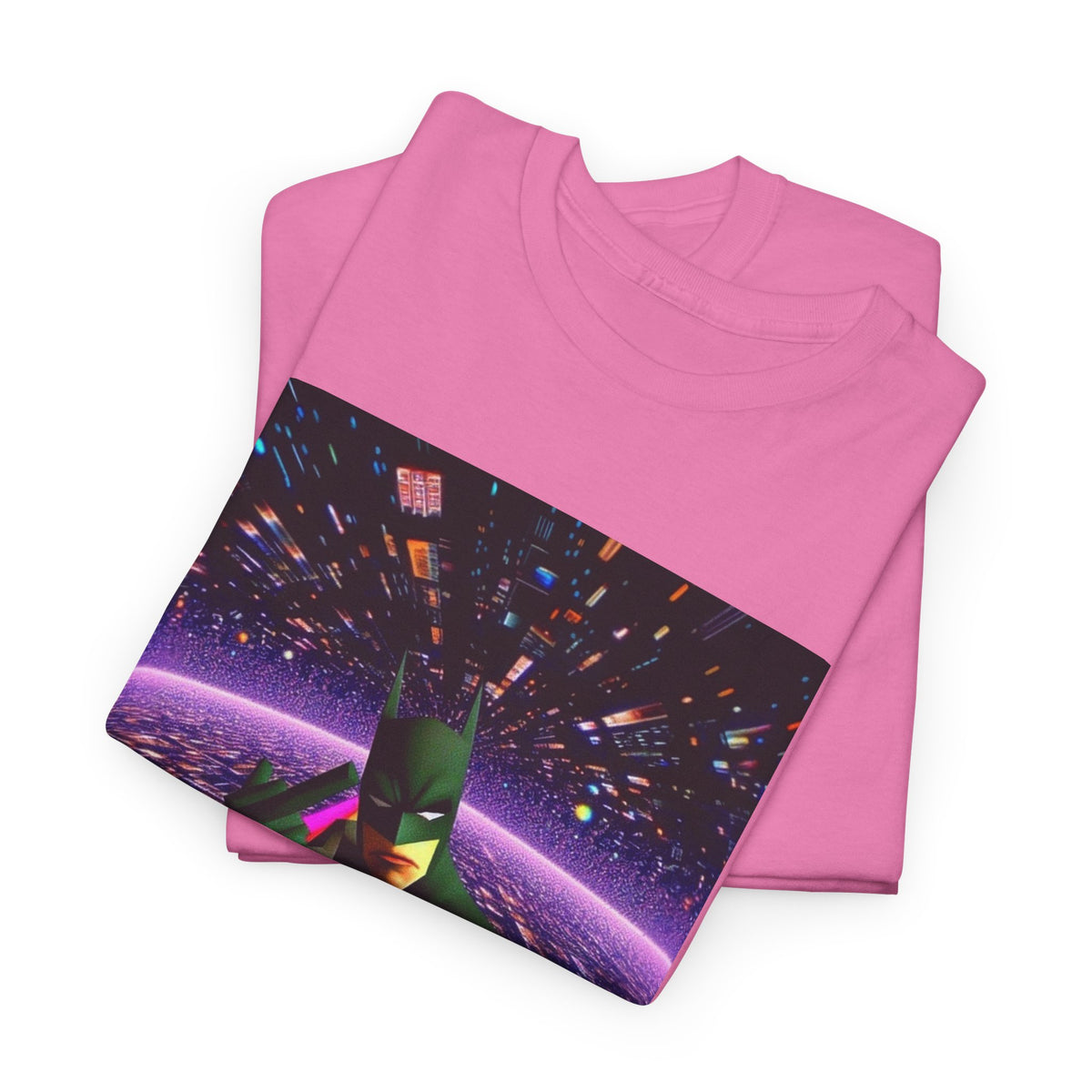 Batman Flips Off Reality On Psychedelic Tee
