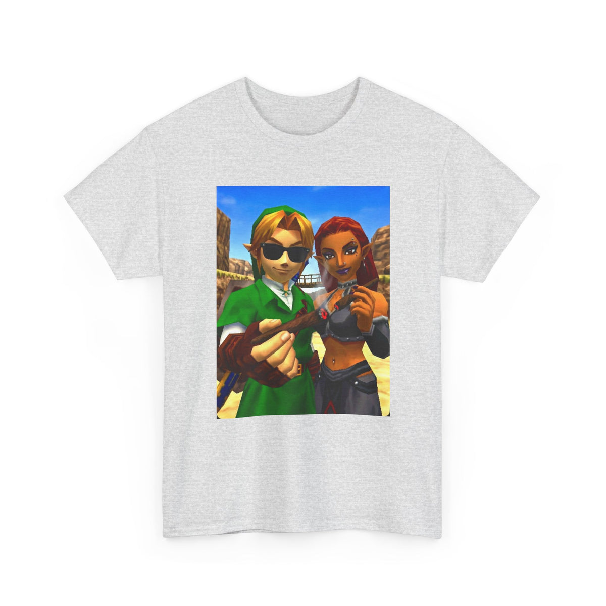 Link And Gerudo Blazing Out West Tee