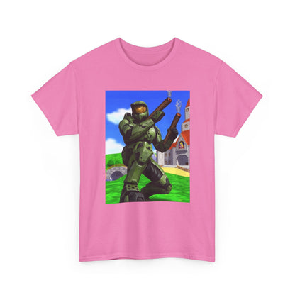 Master Chief Blazing In Mushroom Kingdom