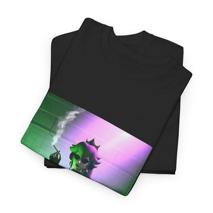 DJ Peach Smoking At The Rave Tee