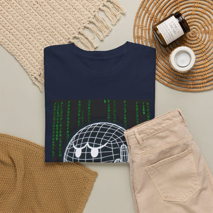 Wireframe Boo Giving The Finger Tee