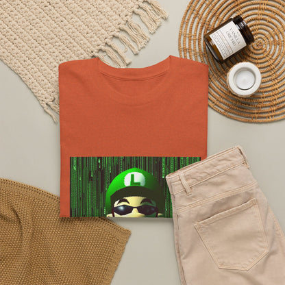 Matrix Luigi Smoking In The Glitch