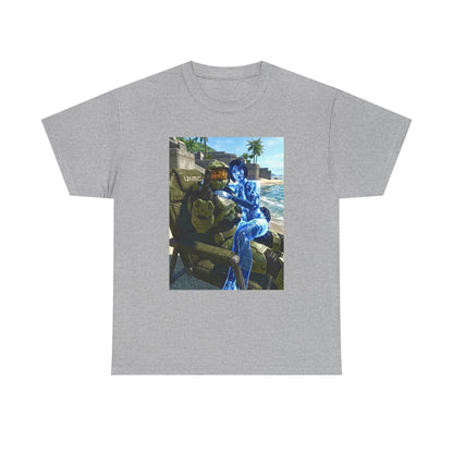 Master Chief and Cortana Beach Relaxing