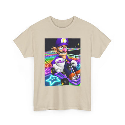 Waluigi Sipping Lean On Rainbow Road Tee (Design 4)
