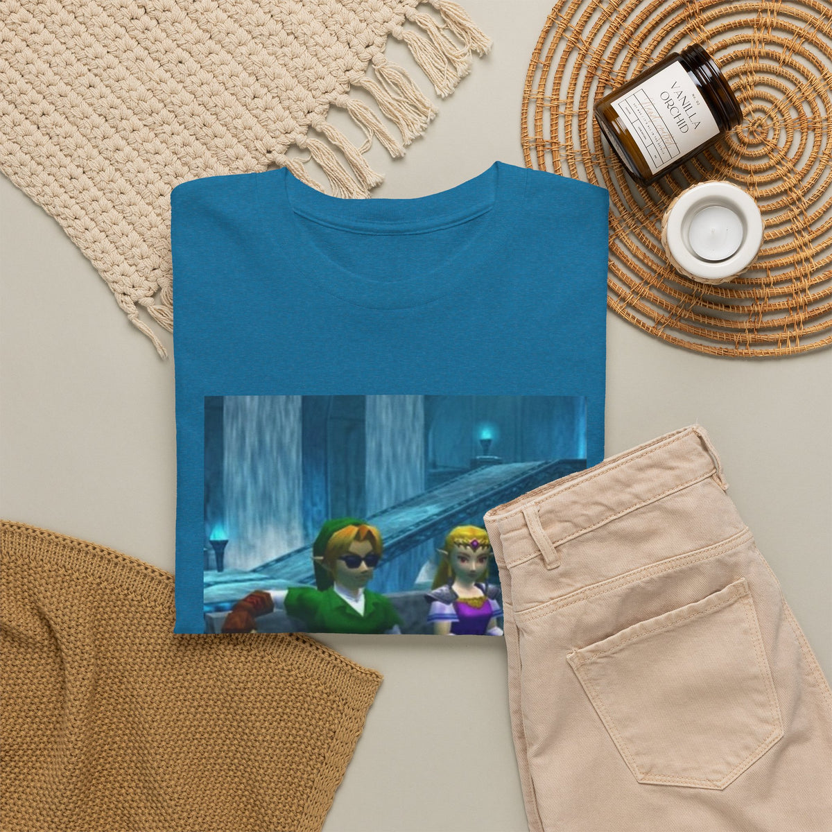 Link And Zelda Chilling In Zora's Domain