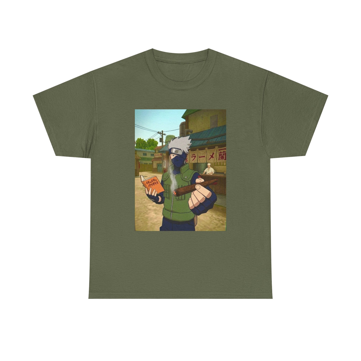 Kakashi Reading And Chilling Tee