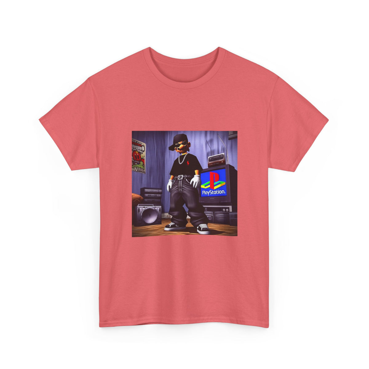 Gamer Mario Sporting Drip In His Room