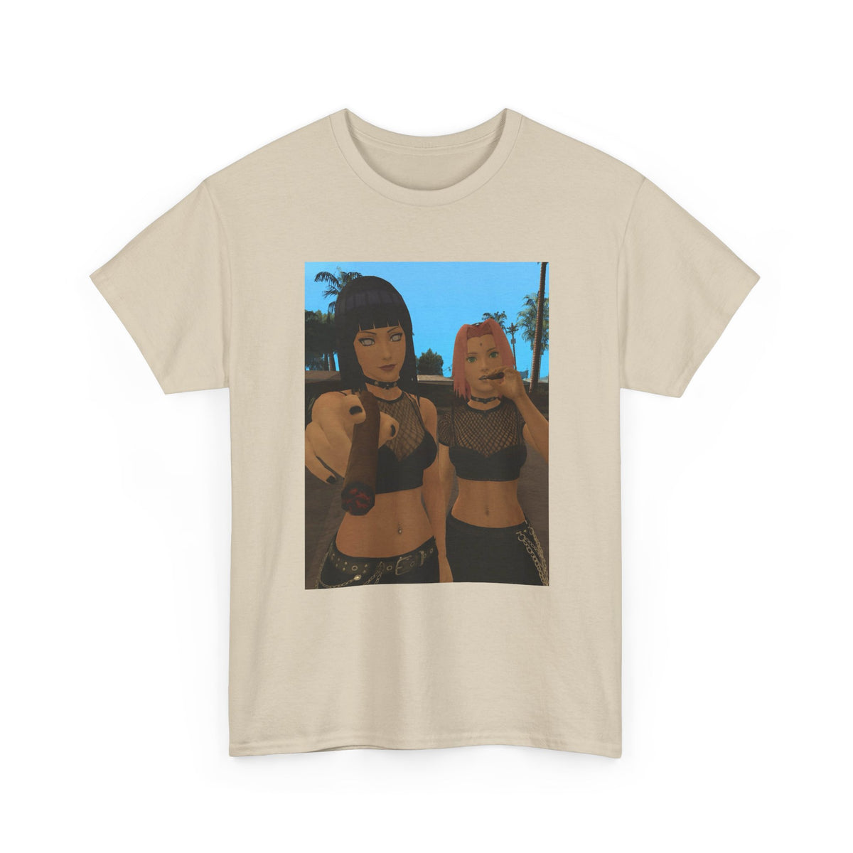 Anime Girls Sharing A Smoke Tee